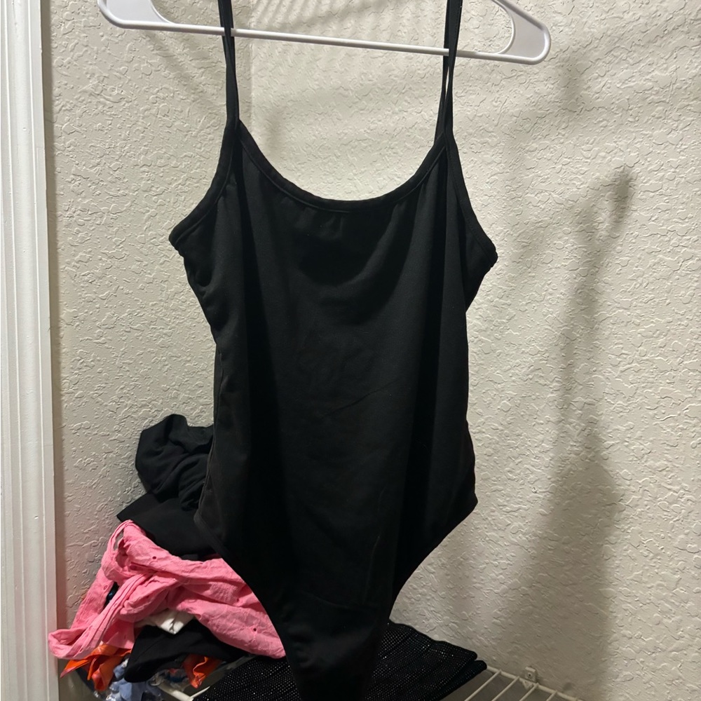 black shein bodysuit